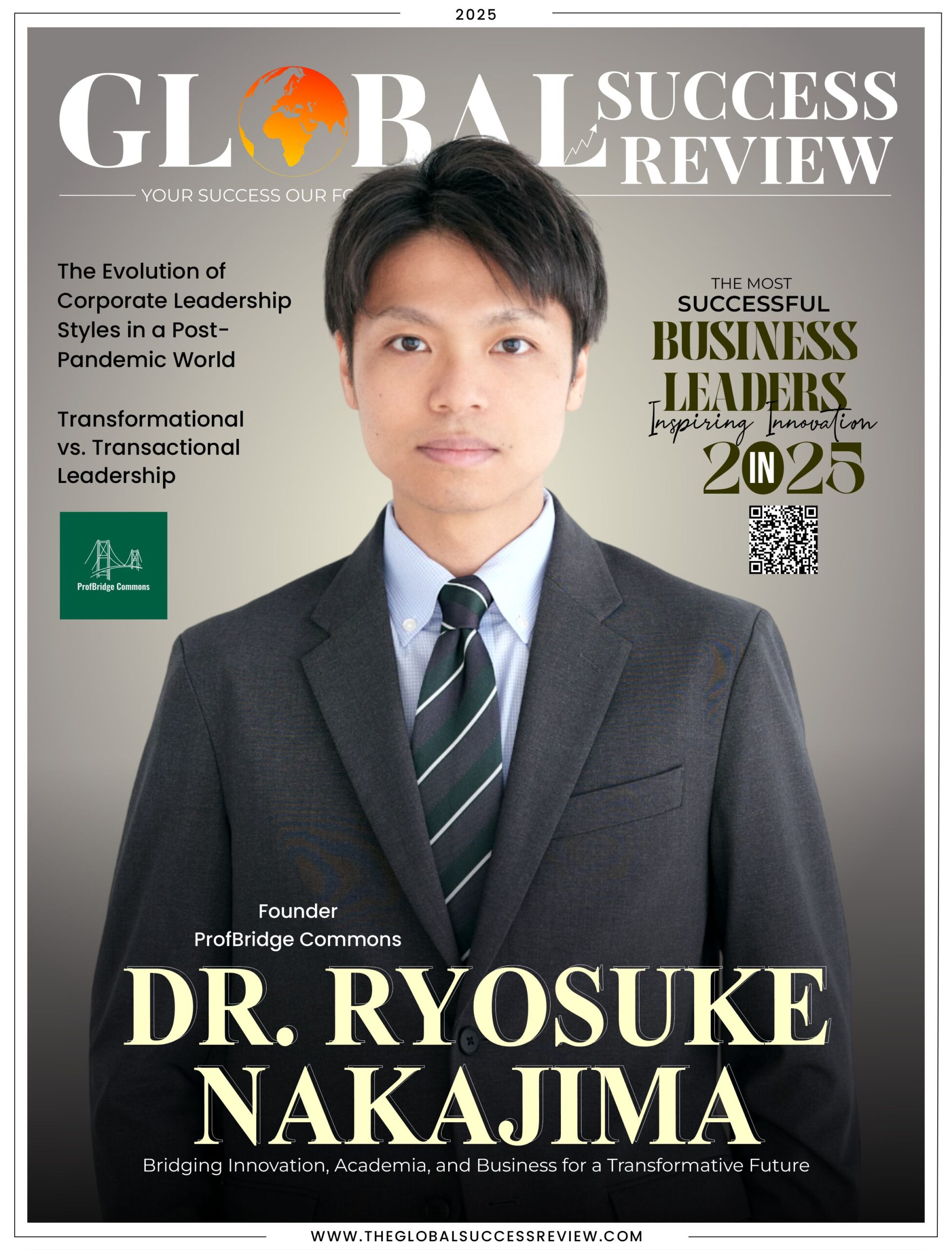 Dr. Ryosuke Nakajima Cover Page