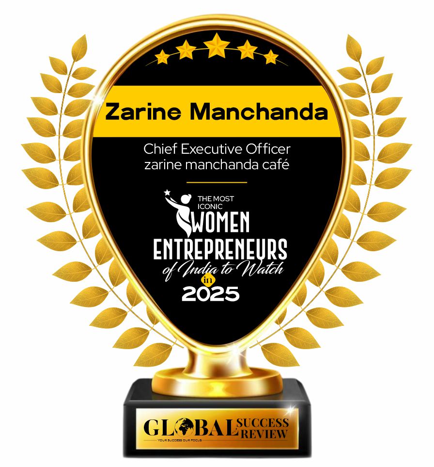 zarine-manchanda-Trophy_The Global Success Review Magazine