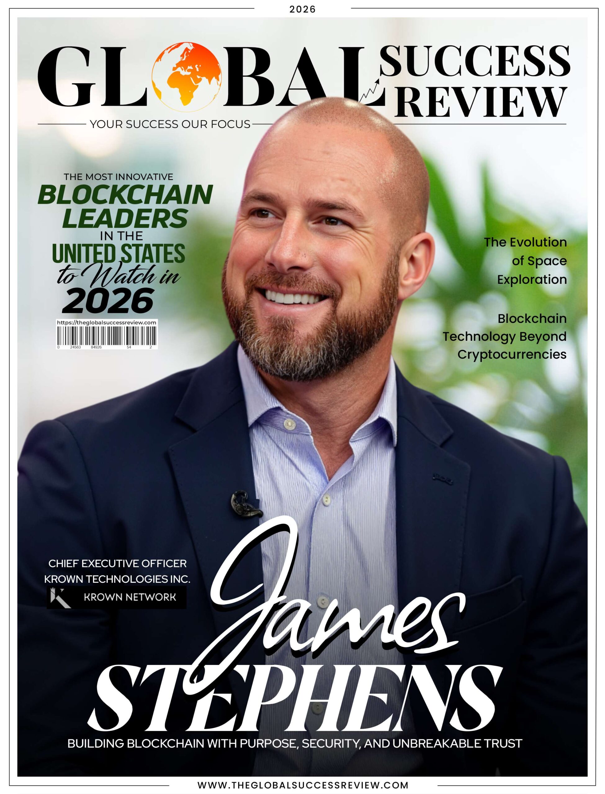 James Stephens Cover Page_ global success review magazine