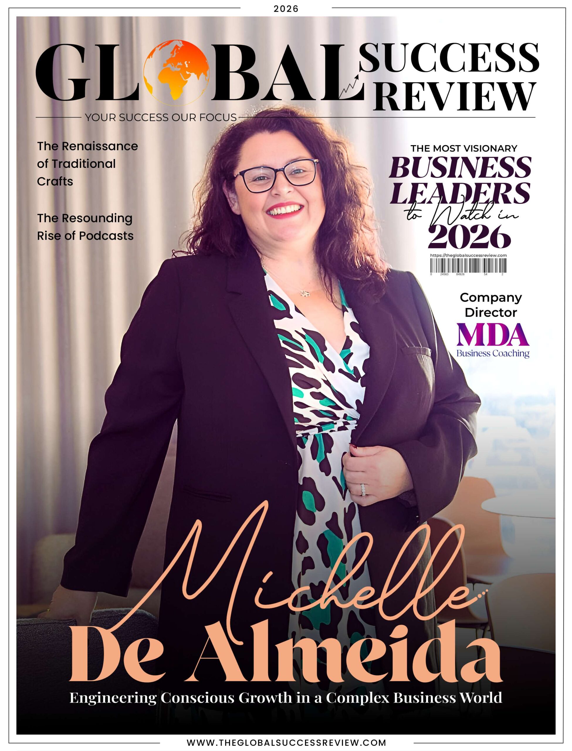 Michelle De Almeida cover page_the global success review magazine