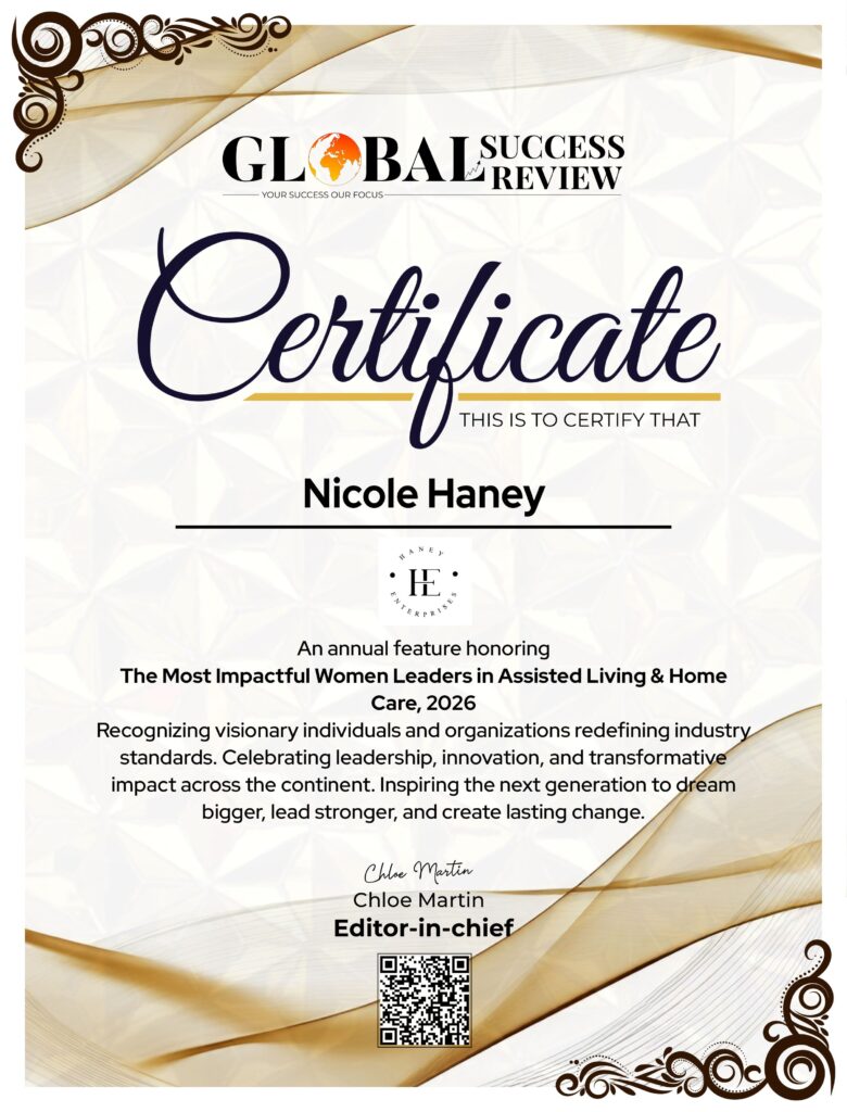Nicole Haney certificate_The Global Success Review Magazine