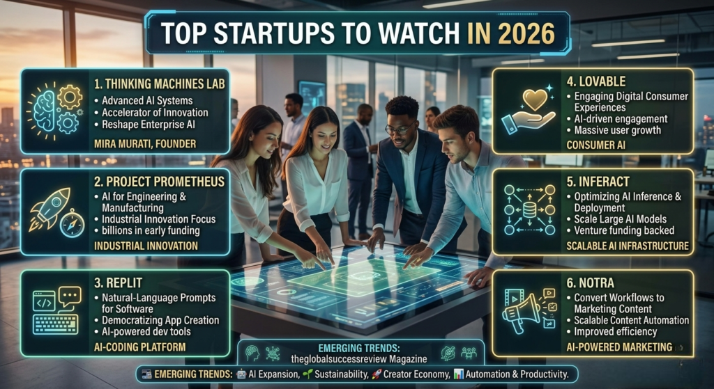Top Startups to Watch in 2026_The Global Success Review Magazine