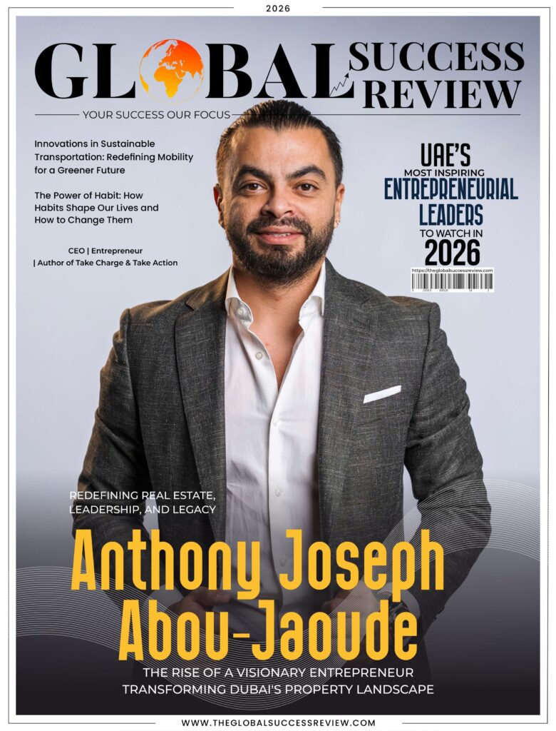 Anthony Joseph Abou-Jaoude Cover Page The Global Success Review Magazine
