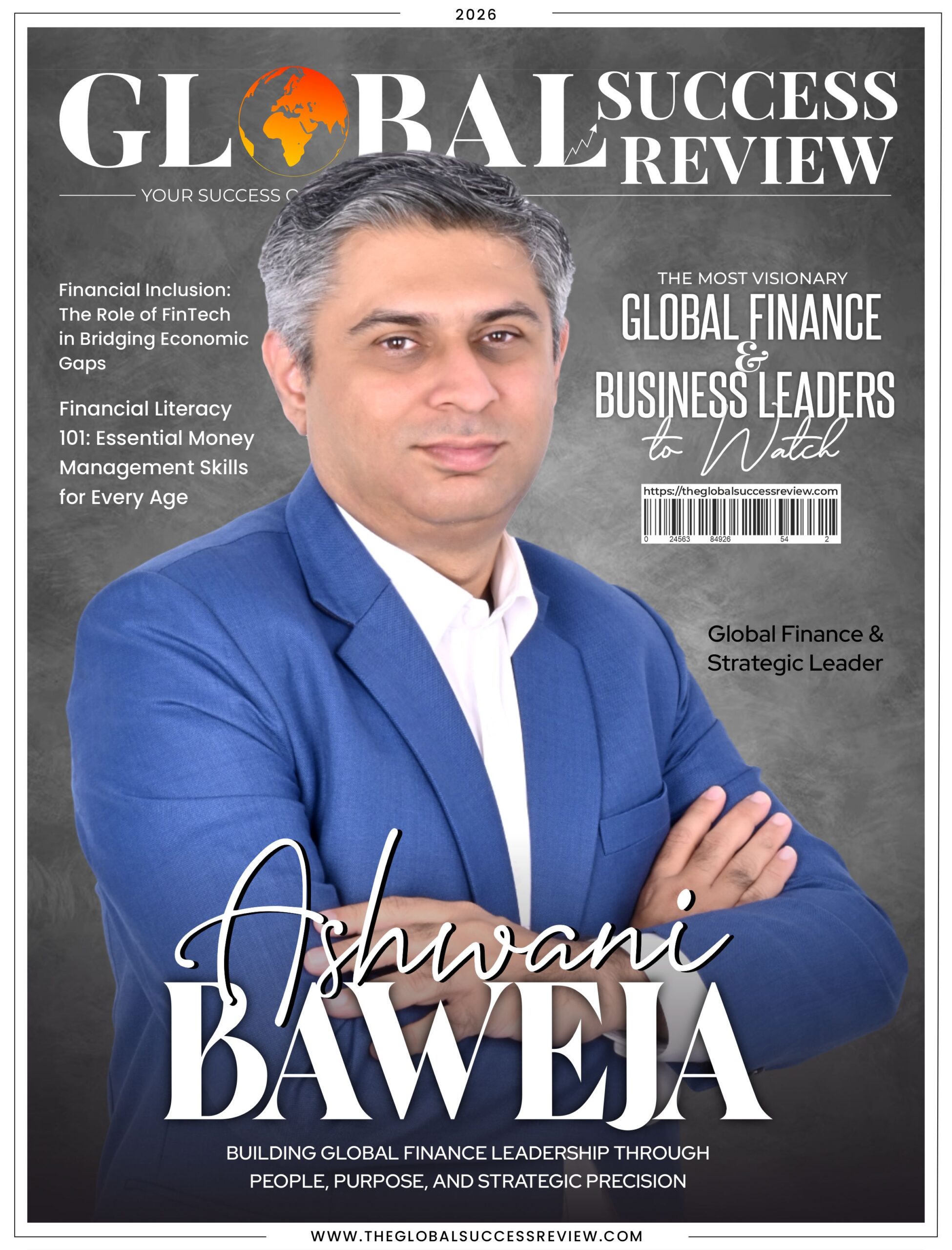 Ashwani Baweja Cover Page The Global Success Review Magazine