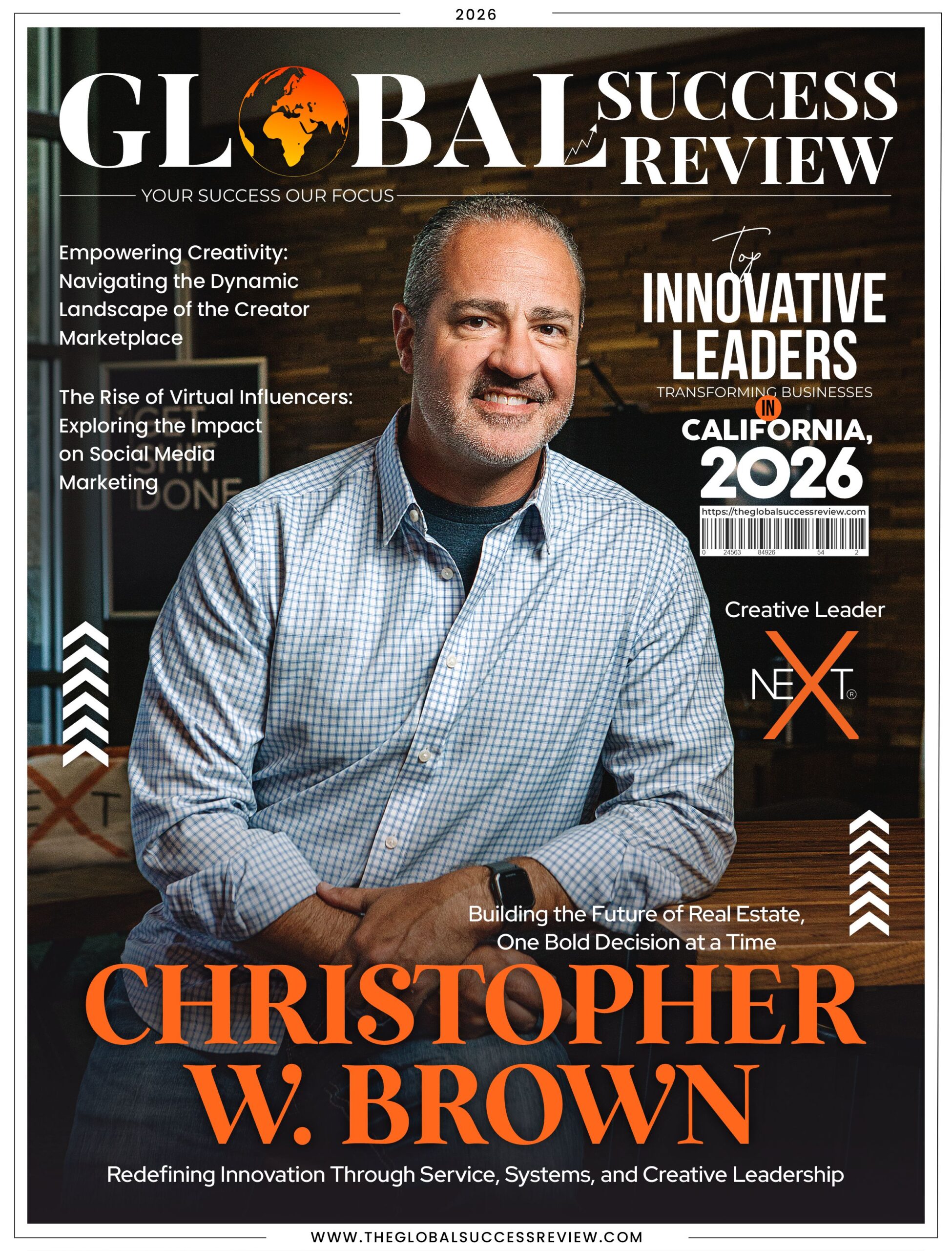 Christopher W. Brown Cover Page_The Global Success Review Magazine