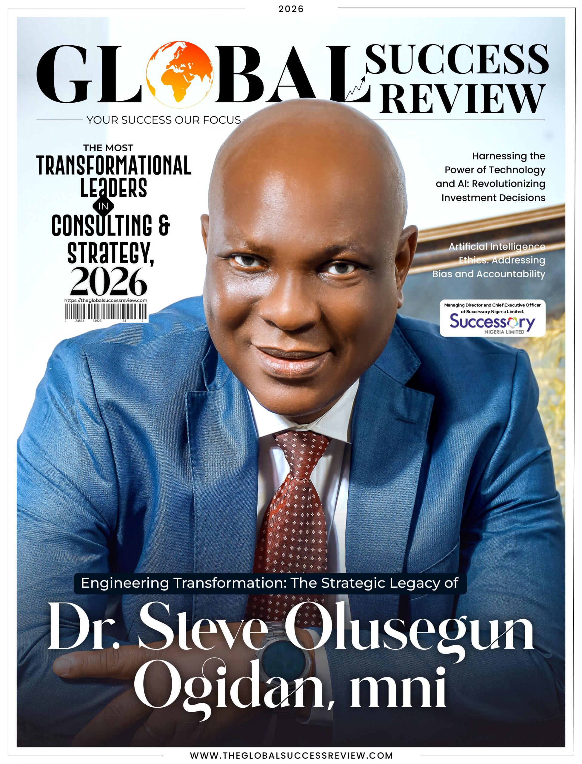 Dr. Steve Olusegun Ogidan, mni Cover Page_The Global Success Review Magazine