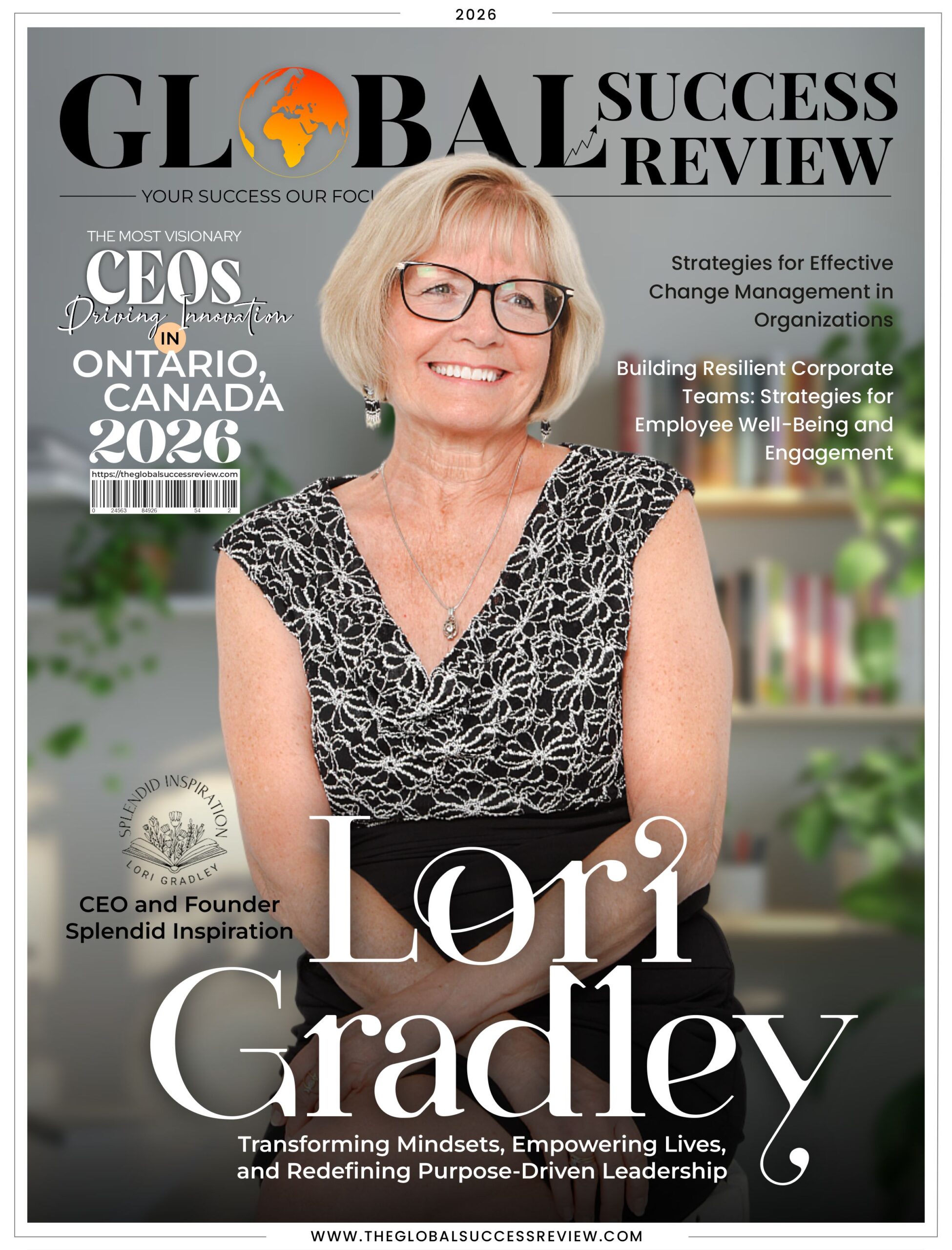 Lori Gradley Cover Page The Global Success Review Magazine