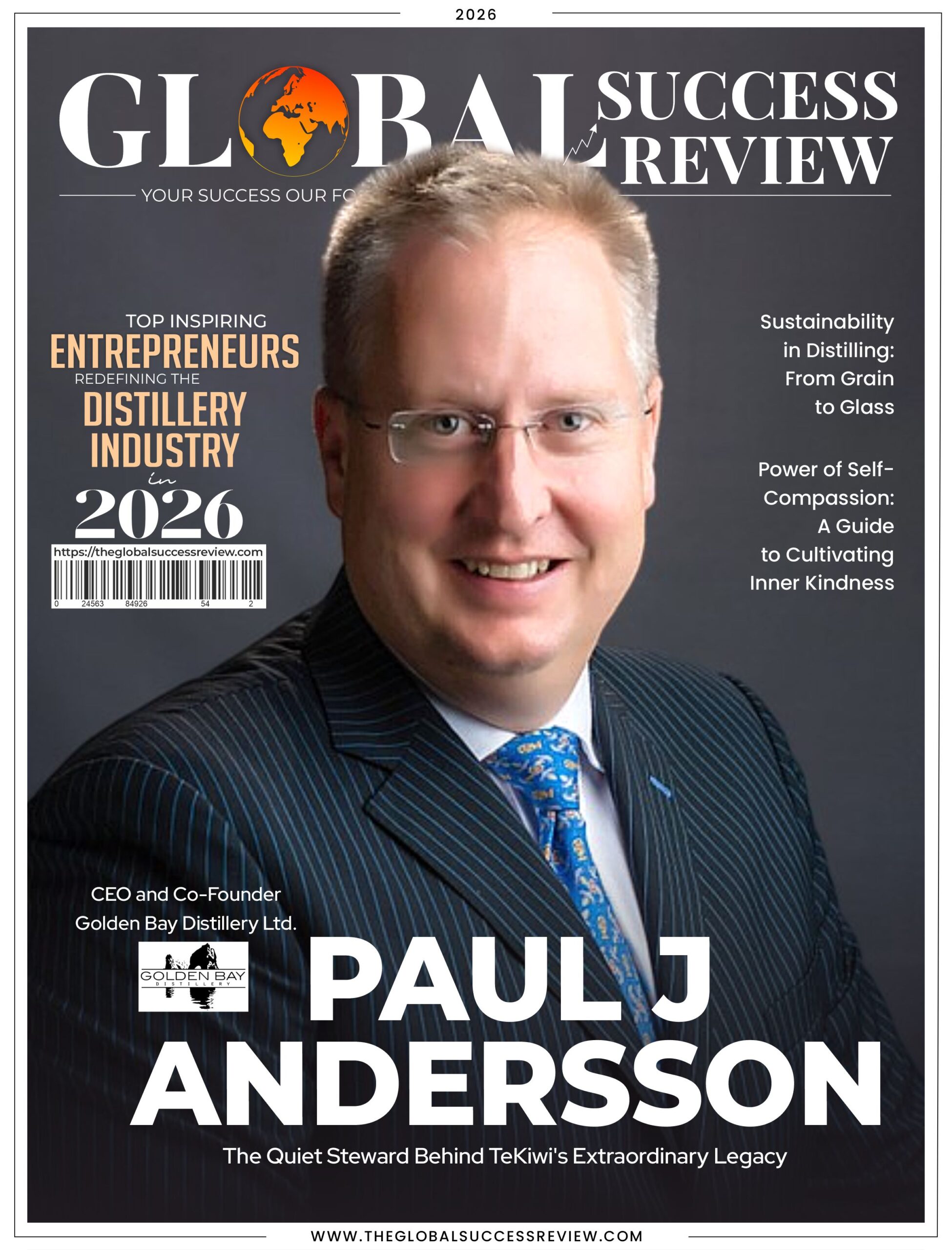 Paul J Andersson Cover Page_The Global Success Review Magazine
