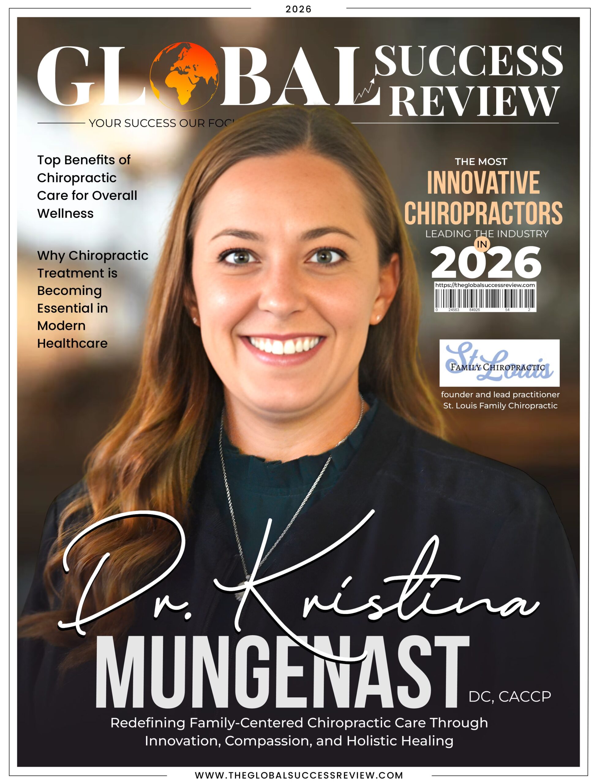 Dr. Kristina Mungenast Cover Page_The Global Success Review Magazine