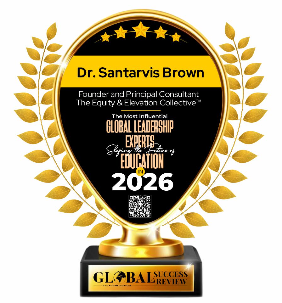 Dr. Santarvis Brown Trophy_The Global Success Review Magazine