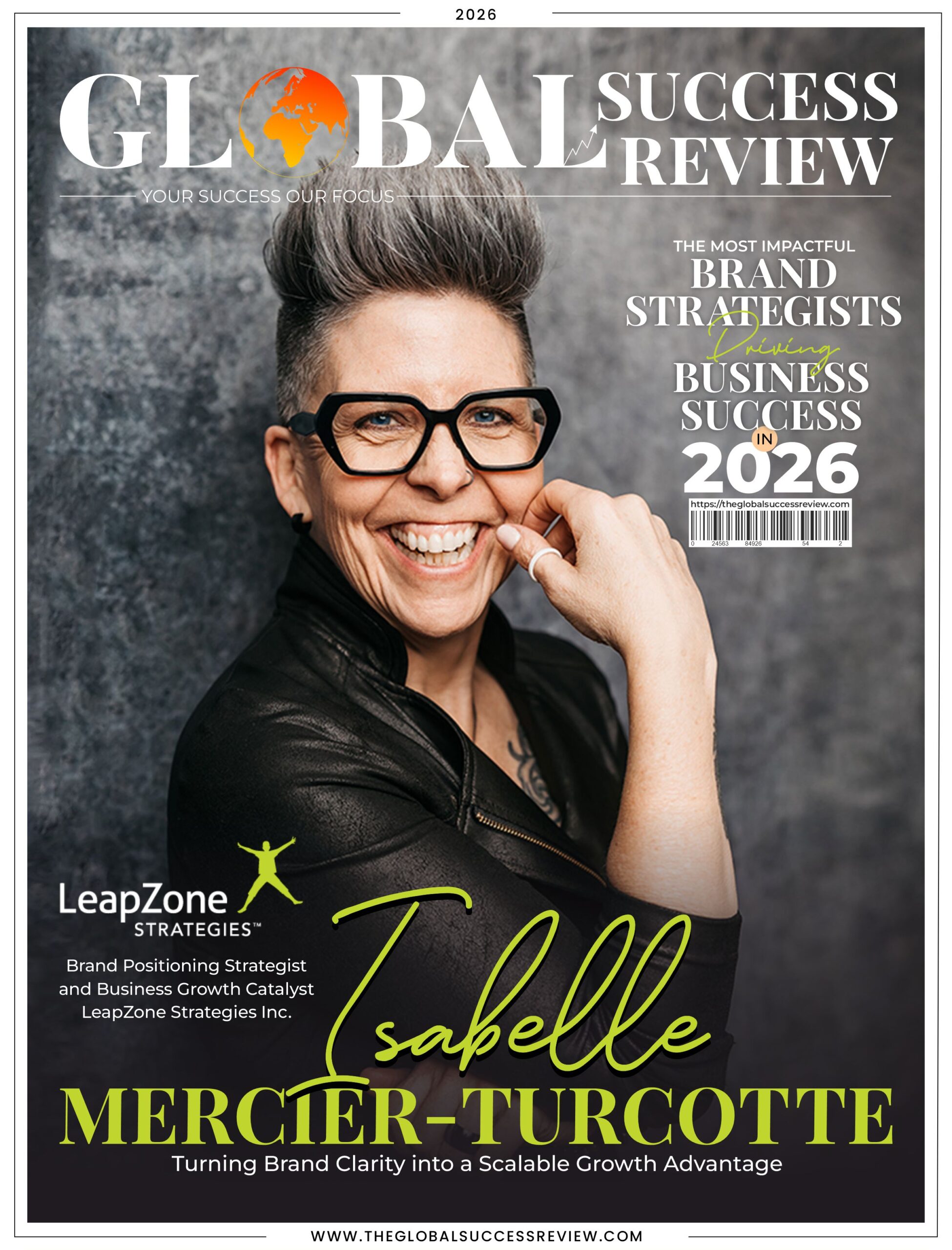 Isabelle_Mercier-Turcotte Cover Page_The Global Success Review Magazine