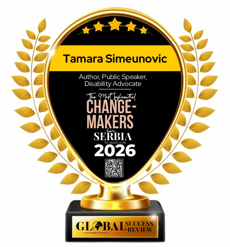 Tamara Simeunovic Trophy_The Global Success Review Magazine