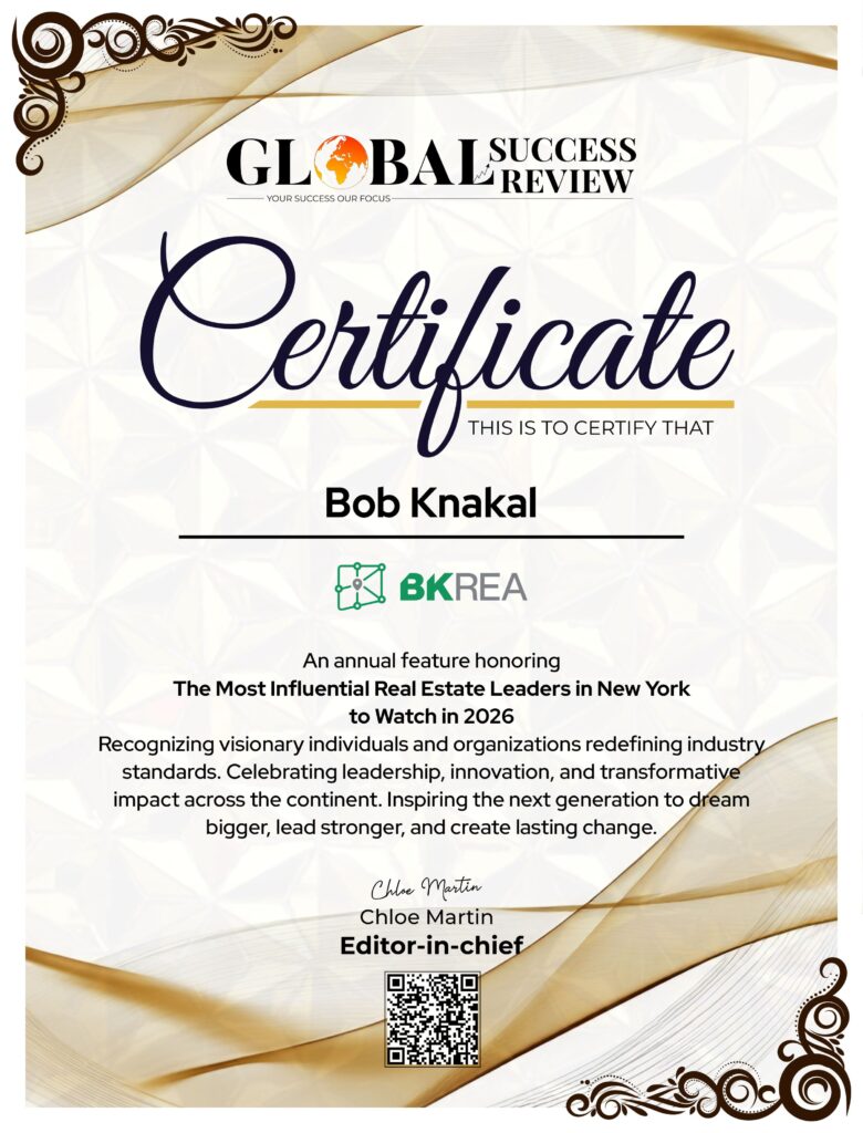 Bob Knakal certificate_The Global Success Review Magazine