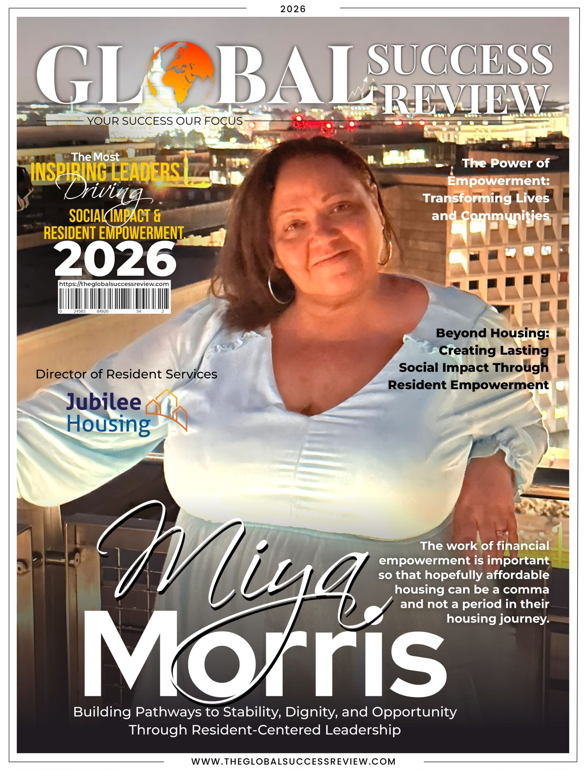 Miya Morris Cover Page_The Global Success Review Magazine