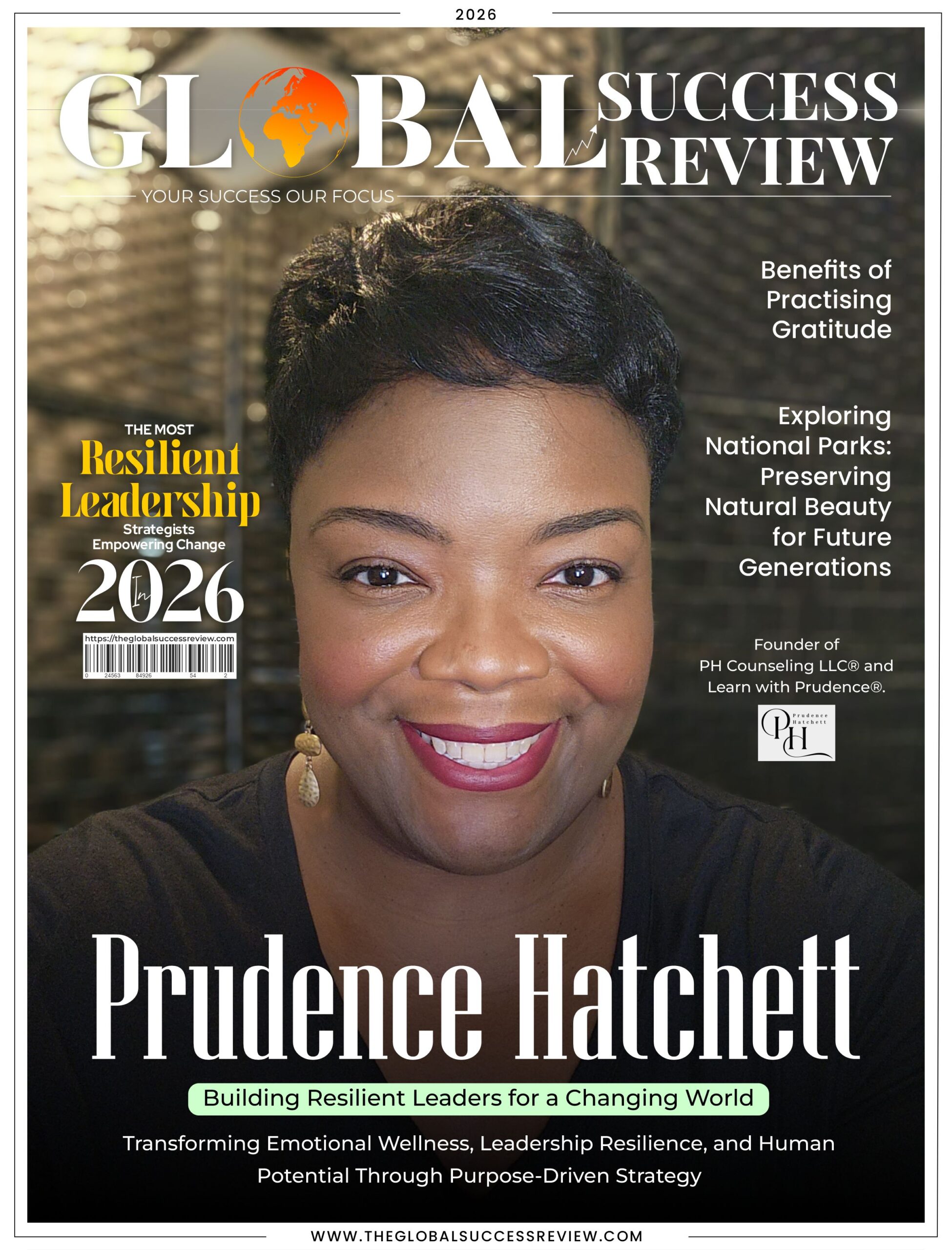 Prudence Hatchett Cover Page_The Global Success Review Magazine