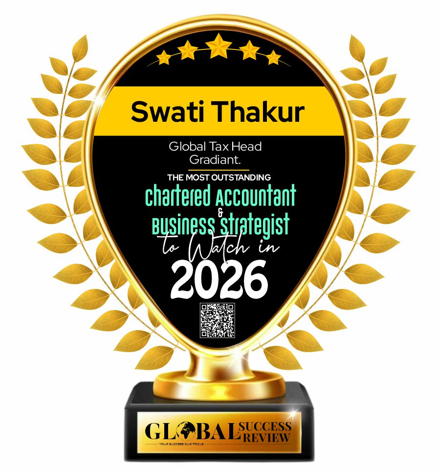 Swati Thakur Trophy_The Global Success Review Magazine