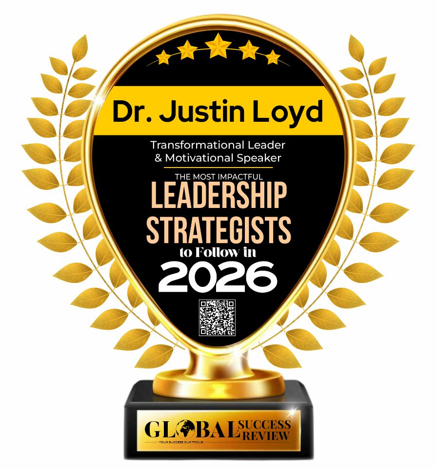 Dr. Justin Loyd Trophy_The Global Success Review Magazine