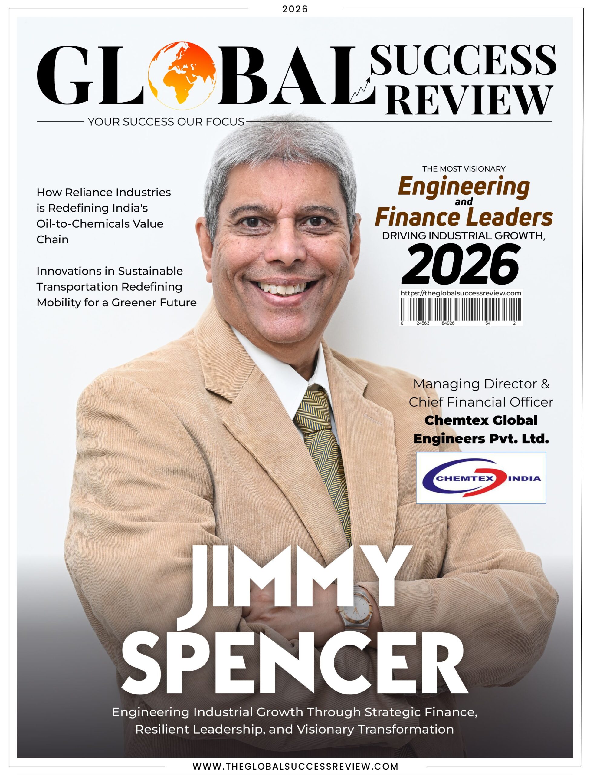 Jimmy Spencer Cover Page_The Global Success Review Magazine