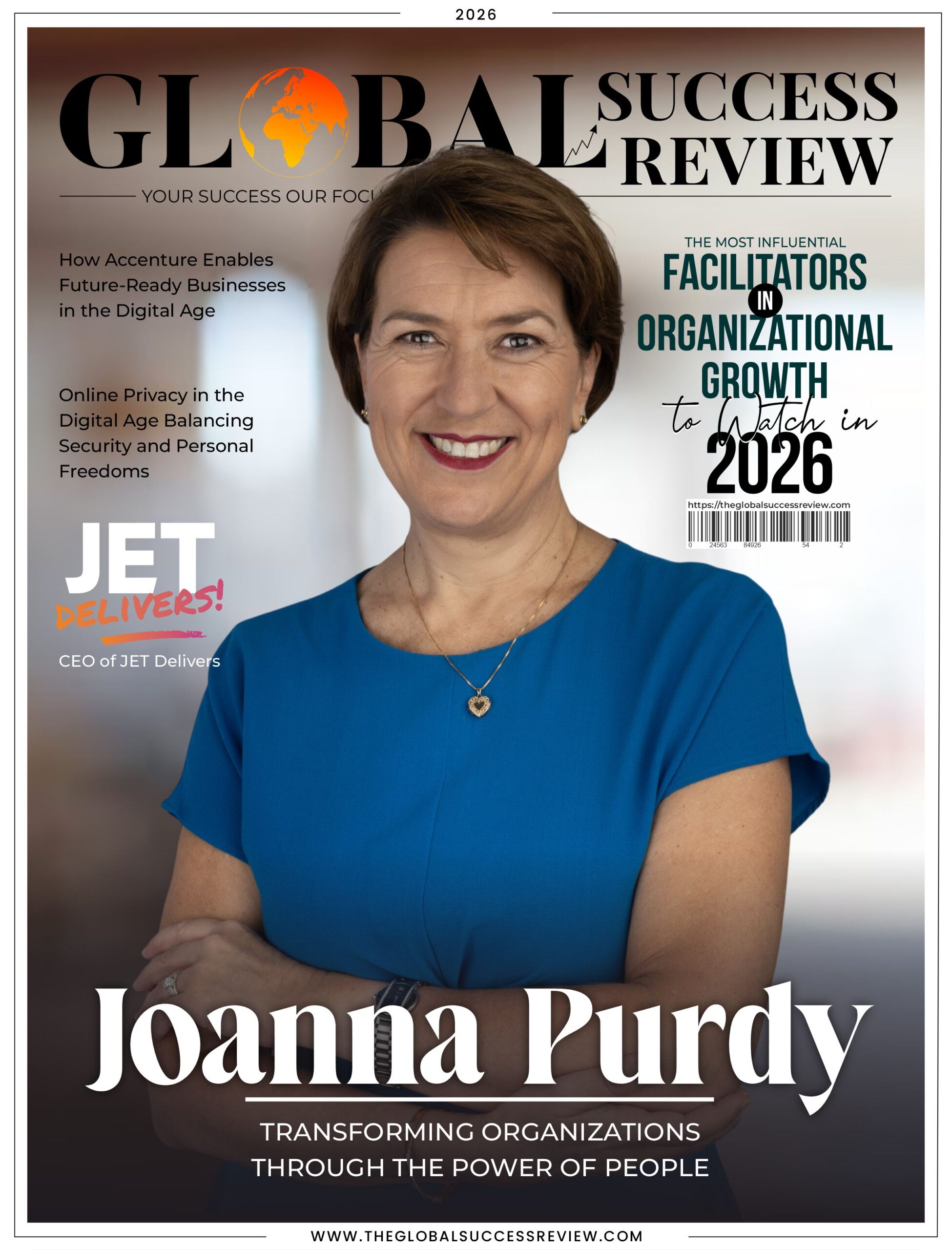 Joanna Purdy Cover Page_The Global Success Review Magazine