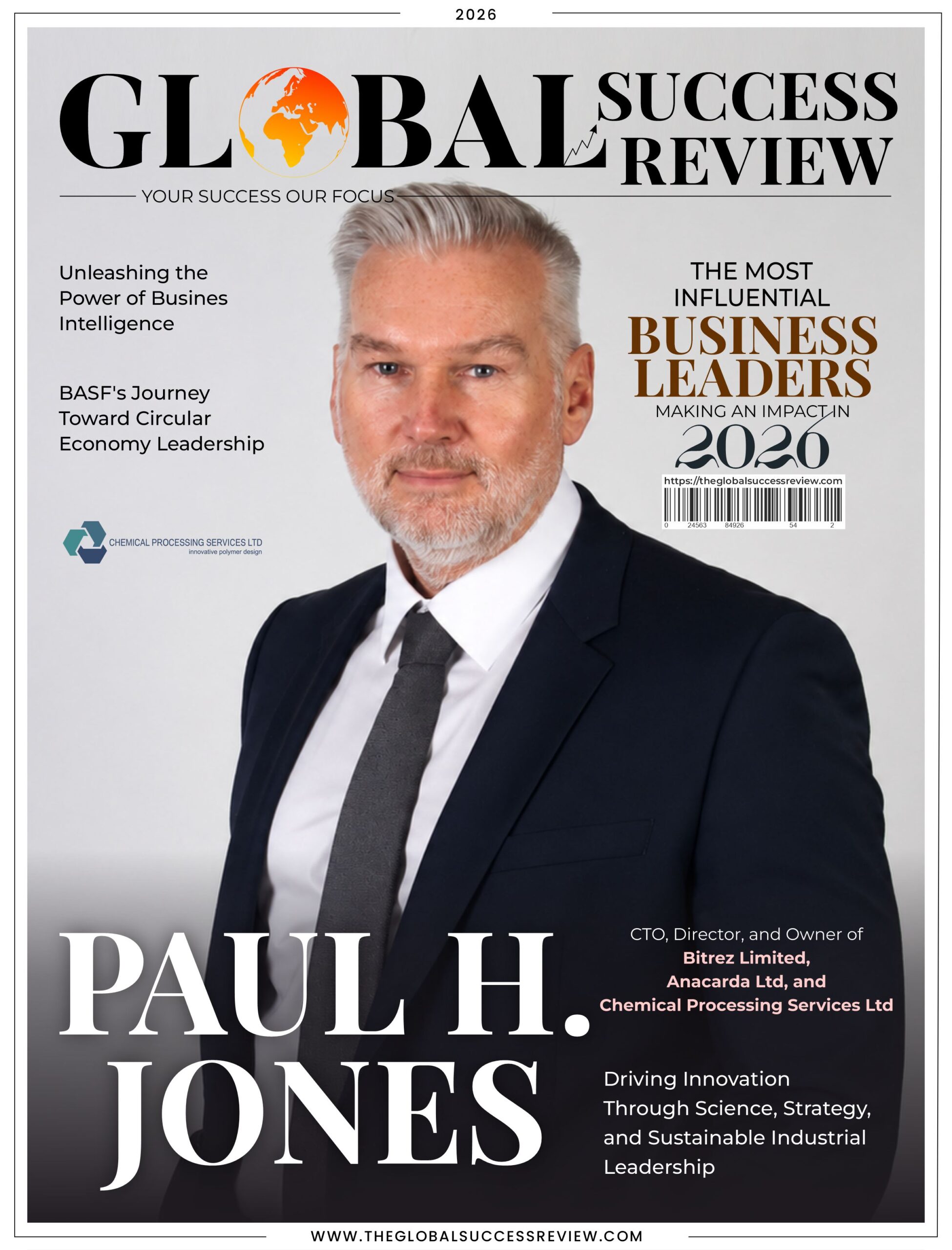 Paul H. Jones Cover Page_The Global Success Review Magazine