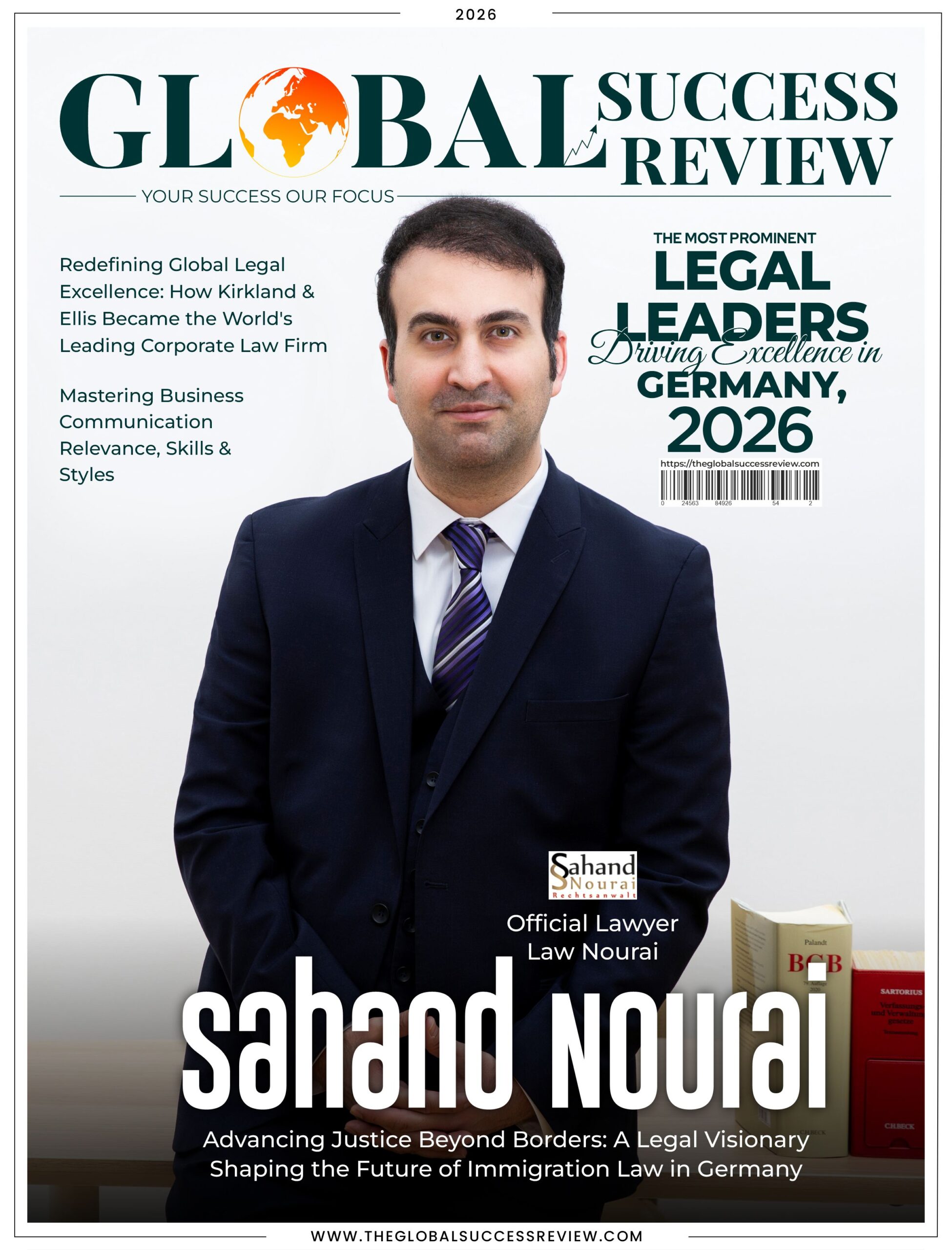 Sahand Nourai Cover Page_The Global Success Review Magazine