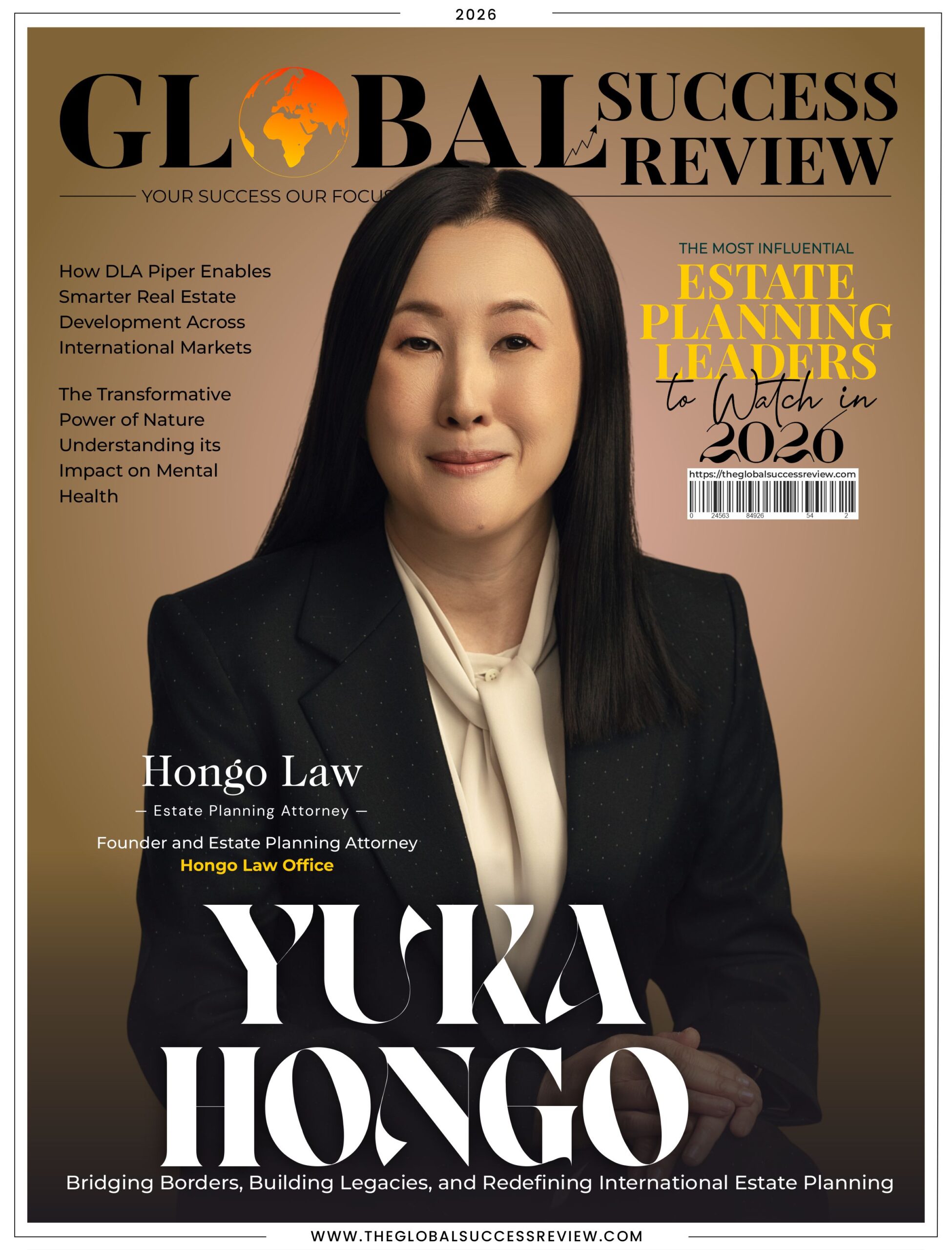 Yuka Hongo Cover Page_The Global Success Review Magazine