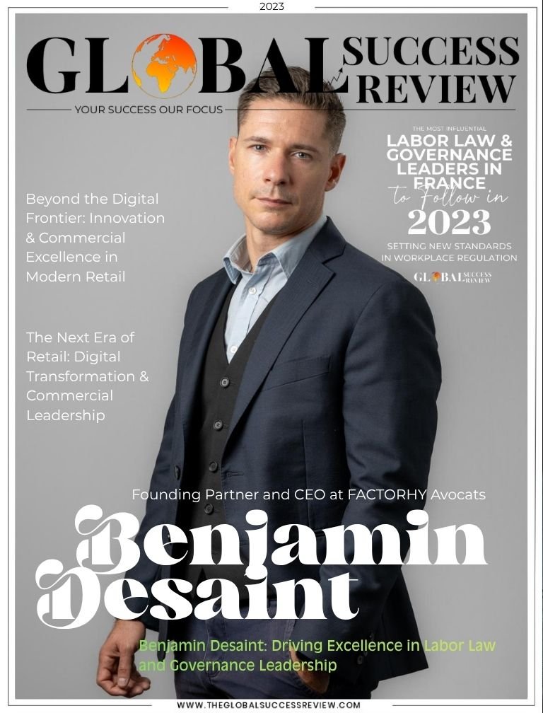 Cover Page Benjamin Desaint_The Global Success Review Magazine