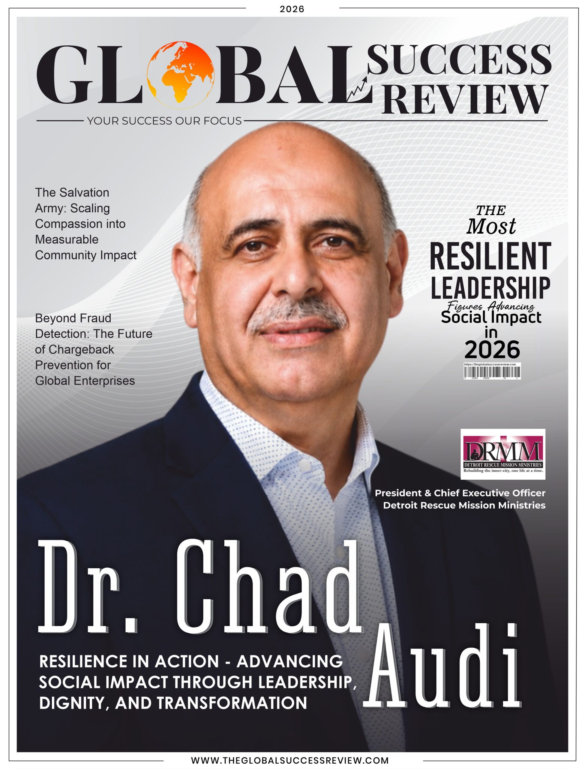 Cover Page Dr. Chad Audi_The Global Success Review Magazine