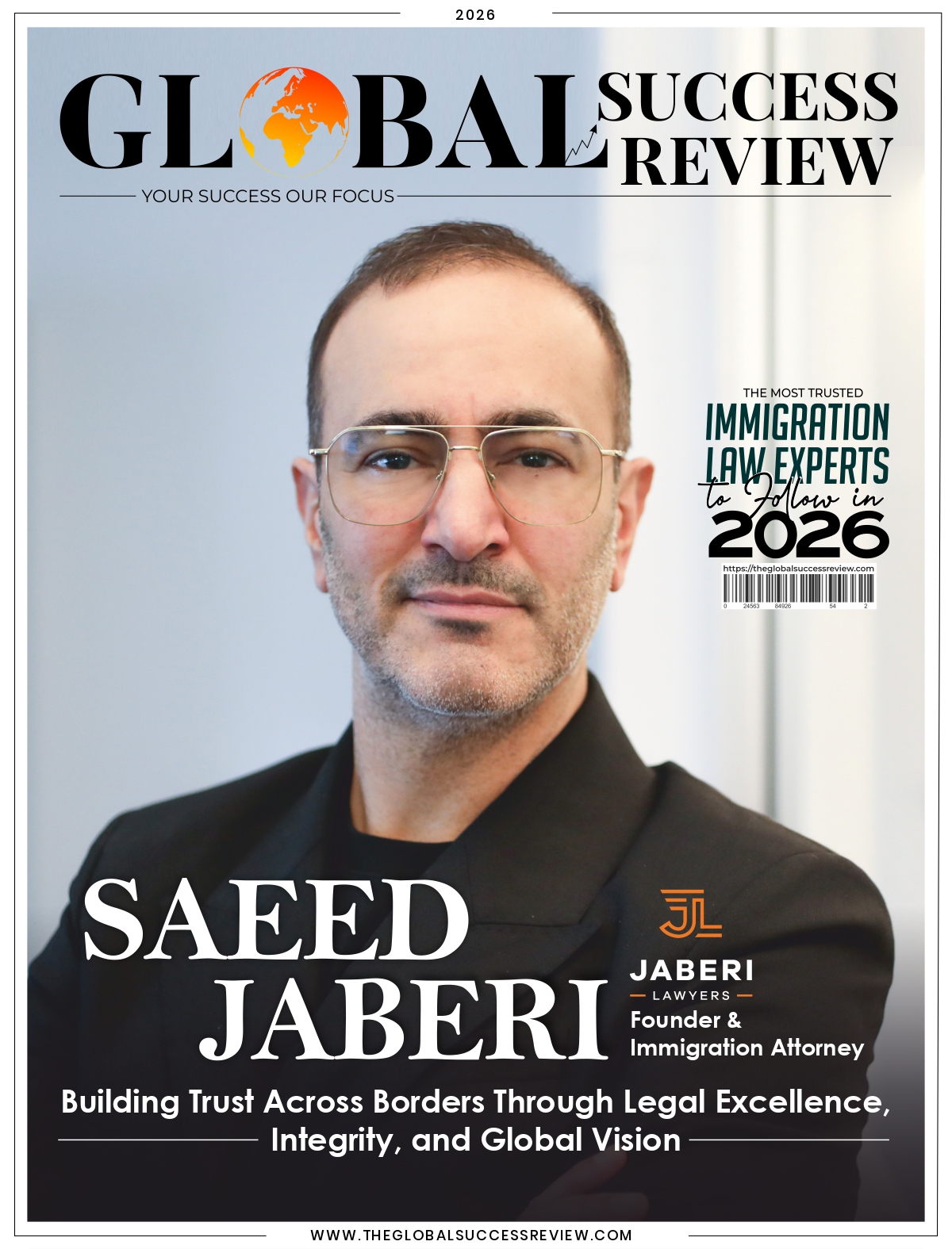 Cover Page Saeed Jaberi_The Global Success Review Magazine