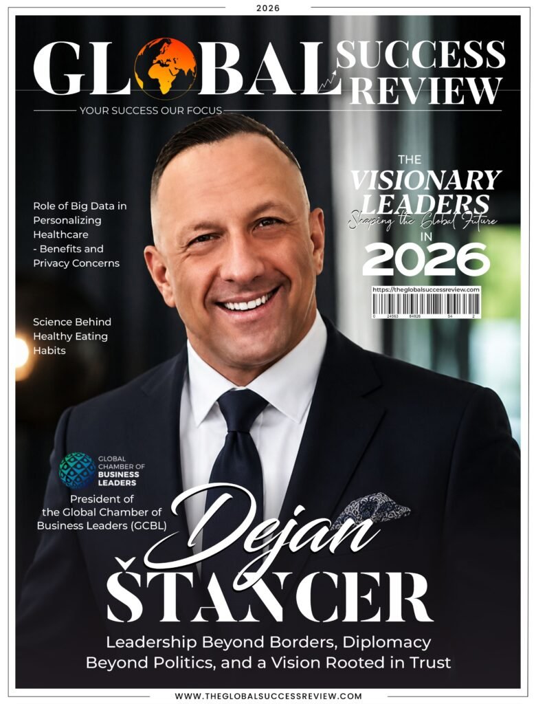 Dejan Štancer Cover Page_The Global Success Review Magazine