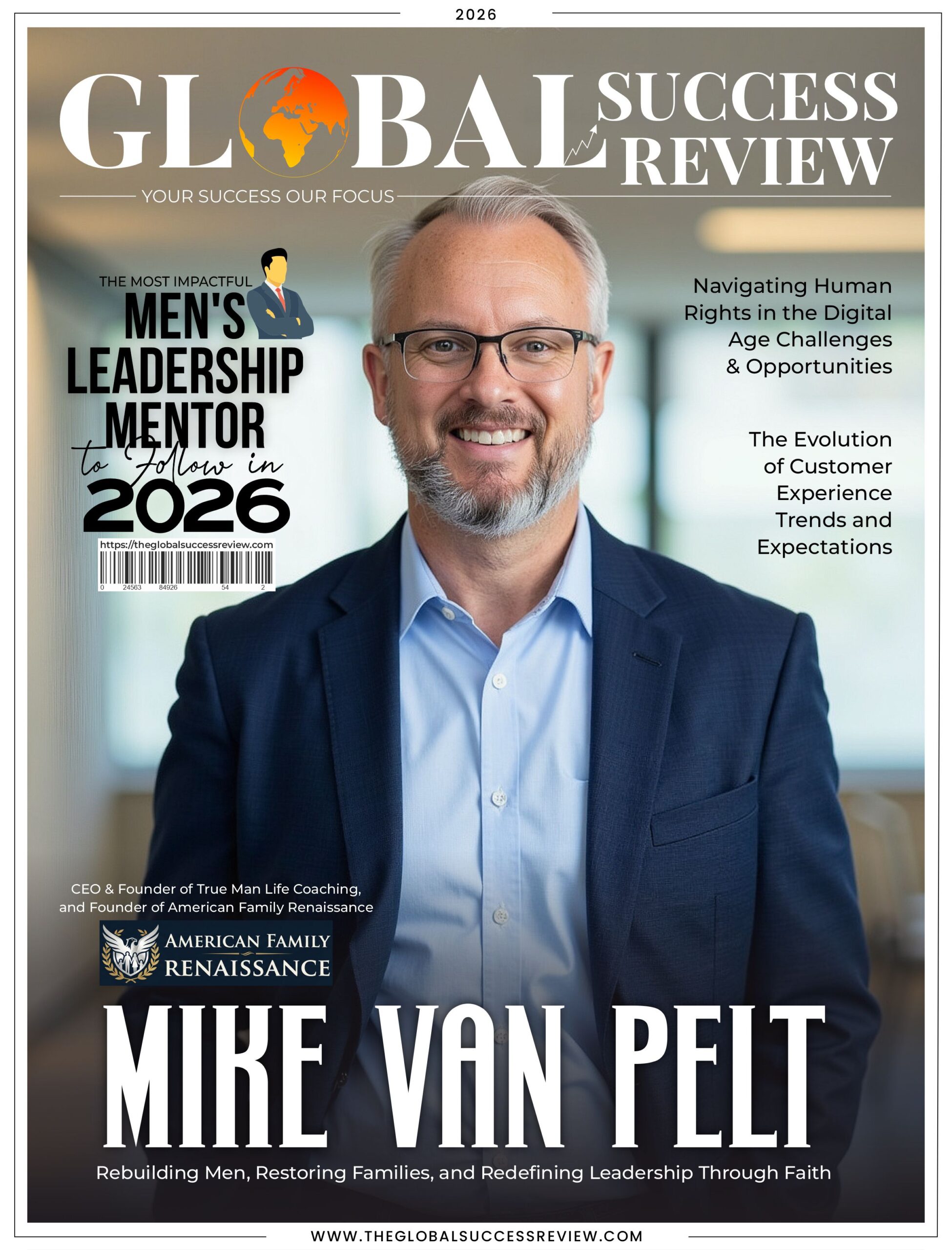 Mike Van Pelt Cover Page_The Global Success Review Magazine
