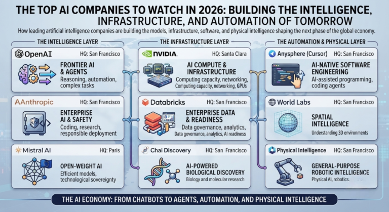 The Top AI Companies to Watch in 2026, Building the Intelligence, Infrastructure, and Automation of Tomorrow_The Global Success Review Magazine